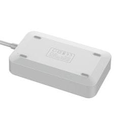 LDNIO napajalnik s 3 vtičnicami, 6x usb, sc3604, eu/us, 2500 W (siva)