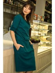 BeWear Ženska mini obleka Yi B056 zelena XXL