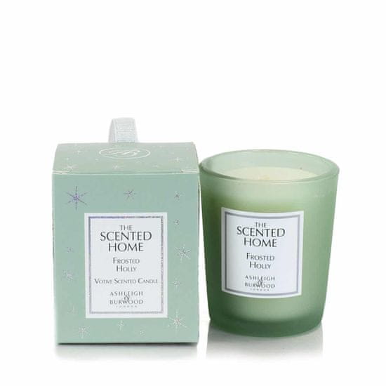 Ashleigh & Burwood Božična dišeča sveča THE SCENTED HOME - FROSTED HOLLY (zamrznjena bodika), 70 g