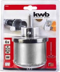 KWB set diamantnih kron, 33-83 mm, 6/1 (49499690)