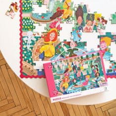 DoDo Puzzle Princeske na promenadi 100 kosov