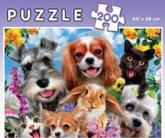 Educa Puzzle Selfie Pet Parade 200 kosov