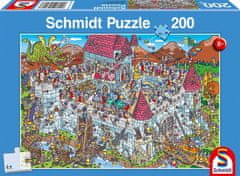 Schmidt Puzzle Pogled na viteški grad 200 kosov