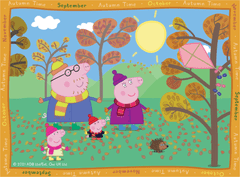 Ravensburger Pepin Pig Puzzle: Sezone 4v1 (12, 16, 20, 24 kosov)