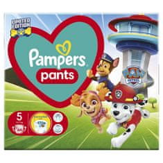 Pampers Aktivne otroške hlače Paw Patrol Plenice velikost 5 (12-17 kg) 66 kosov