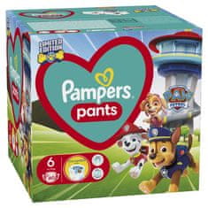 Pampers Aktivne otroške hlače Paw Patrol Plenice velikost 6 (14-19 kg) 60 kosov