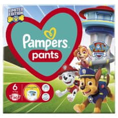 Pampers Aktivne otroške hlače Paw Patrol Plenice velikost 6 (14-19 kg) 60 kosov