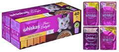 Whiskas Whiskas piščančja enolončnica v želeju 40 x 85 g - mokra hrana za odrasle mačke vseh pasem