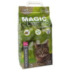 Magic cat Kočkolit MAGIC CAT Litter Woodchips 10l 2,5 kg
