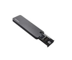 Natec Zunanji zaboj za SSD RHINO M.2 NVME USB-C 3.1 GEN 2, aluminij