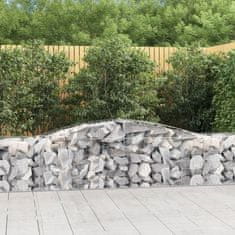 Vidaxl Obokane gabion košare 20 kosa 400x50x60/80 cm pocinkano železo