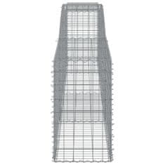 Vidaxl Obokane gabion košare 6 kosov 400x50x80/100 cm pocinkano železo