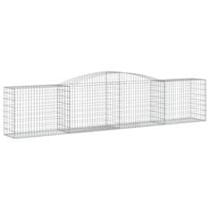 Vidaxl Obokane gabion košare 20 kosov 400x50x80/100 cm cinkano železo