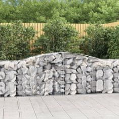 Vidaxl Obokane gabion košare 6 kosov 400x50x80/100 cm pocinkano železo