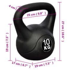 Vidaxl Kettlebell Utež v Obliki Zvona 10 kg