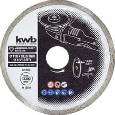 KWB diamantna rezalna plošča, 115 mm, White-Line (49725140)