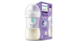 Philips Avent  ODZIVNA NARAVNA STEKLENIČKA Z ZRAČNIM VENTILOM 260 ML SLON