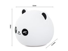 Luniks Otroška nočna lučka panda+ led daljinski upravljalnik