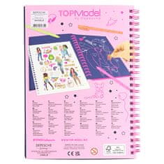 Top Model Pobarvanka | Neon Doodle Book, 3 neonski valji, nalepke