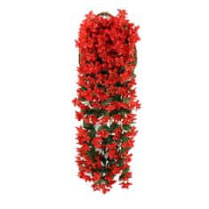 Cool Mango Umetna cvetlična viseča rastlina, za zunanjo in notranjo uporabo, viseča roža, 80 cm - Hangyplant, Bela