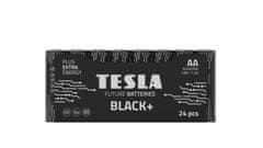 TESLA AA BLACK+ alkalna, 24 kosov folije (LR06, svinčnik)