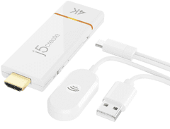 J5CREATE USB adapter, 4K HDMI, bel (JVAW76)