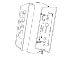 Mave Naprava za nadzor dostopa s PIN kodo in 13.56 MHz RFID čitalcem - 4 RFID ključki brezplačno