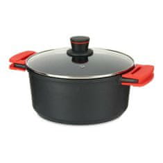 Miramarket Ponev s pokrovom Molten Črna Aluminij (Ø 28 cm)