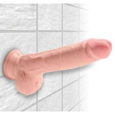 Pipedream Dildo z modi "King Cock Plus Triple Density" - 23 cm (R545511)