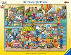 Ravensburger Puzzle Animal trgovina z igračami 35 kosov