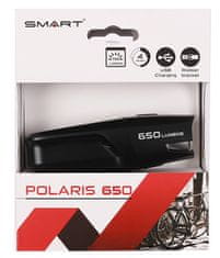 Smart prednja luč Polaris 650 USB, polnilna