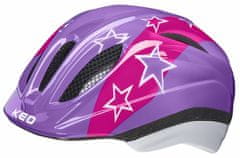 KED čelada Meggy II Trend S lilac stars 46-51 cm