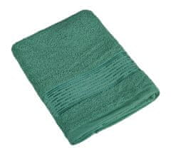 Kolekcija brisač in kopalnih brisač Stripe - Brisača - 50x100 cm - temno zelena