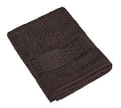 Kolekcija brisač in kopalnih brisač Stripe - Brisača - 50x100 cm - temno rjava