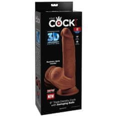 King Cock Cock Swinging Balls dildo, 24,5 cm, 3D