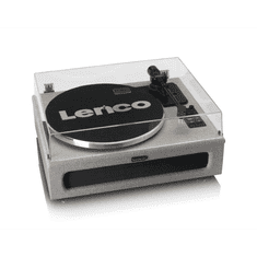 LENCO LS-440GY gramofon, sivo-črn