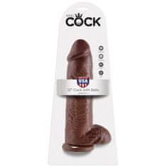 King Cock Cock With Balls dildo, 12", 30,48 cm