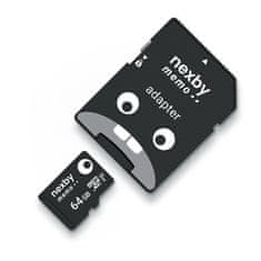 Nexby Pomnilniška kartica micro SDXC 64 GB razreda 10 z adapterjem