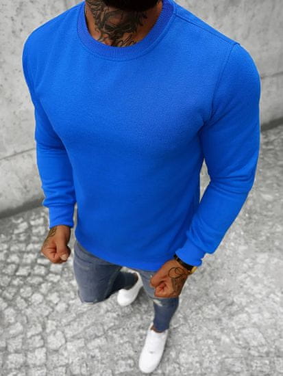 Ozonee Moška majica s kapuco brez kapuce Florentýna modra