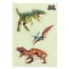 Dino World ASST | Glibbies gel nalepke, Tyrannosaurus rex, Pterandon, Giganotosaurus, 3 kom