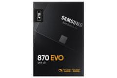 Samsung 870 EVO 4TB / 2,5" / SATA III / notranji