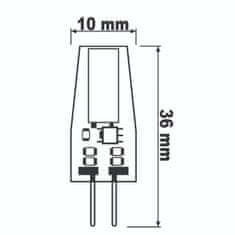 LUMILED LED žarnica 12V G4 CAPSULE 3W = 30W 330lm 3000K Toplo bela 360°