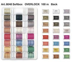 Madeira Set sukancev Overlock Inspiration Box, 48 x 100 m