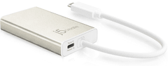 J5CREATE adapter, USB-C, HDMI, 4K, barva šampanjca (JCA374)