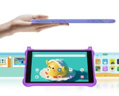 iGET TAB 5 KIDS tablični računalnik, 3 GB/64 GB, Android 12, vijolična + ovitek/stojalo