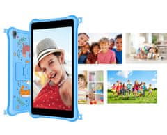 iGET TAB 5 KIDS tablični računalnik, 3 GB/64 GB, Android 12, vijolična + ovitek/stojalo