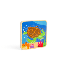 Bigjigs Toys Želva Življenjski cikel Puzzle