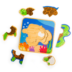 Bigjigs Toys Želva Življenjski cikel Puzzle