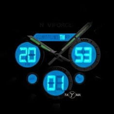 NaviForce Moška ura Lancer Dual Time (zn008b)