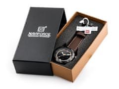 NaviForce Moška ura - NF9144 (zn077b) - črna/rdeča + škatla